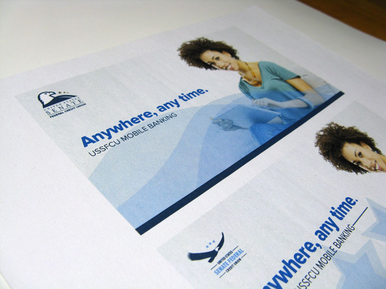 Credit union logo mockups