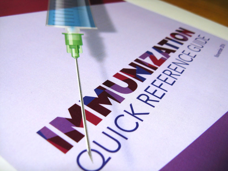 Immunization booklet cover photo