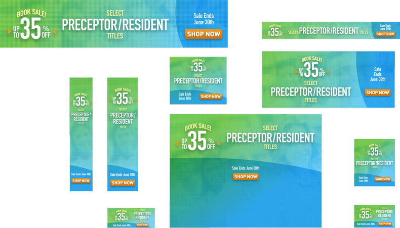Preceptor web ads set